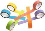 Washi Tape Set with Full Rainbow Of Pastel Colors - Image 3