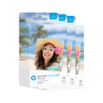 HP Sprocket 3.5 x 4.25” Zink Sticky-Backed Photo Paper (150 Pack) Compatible with HP Sprocket 3x4 Printer
