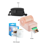 HP Sprocket Panorama Instant Portable Color Label & Photo Printer (Pink) Starter Bundle - Image 4