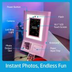 HP Sprocket Photobooth 3x4" Photo Printer (Pink) Bundle w/3.5 x 4.25” Zink Photo Paper (500 Sheets) - Image 2