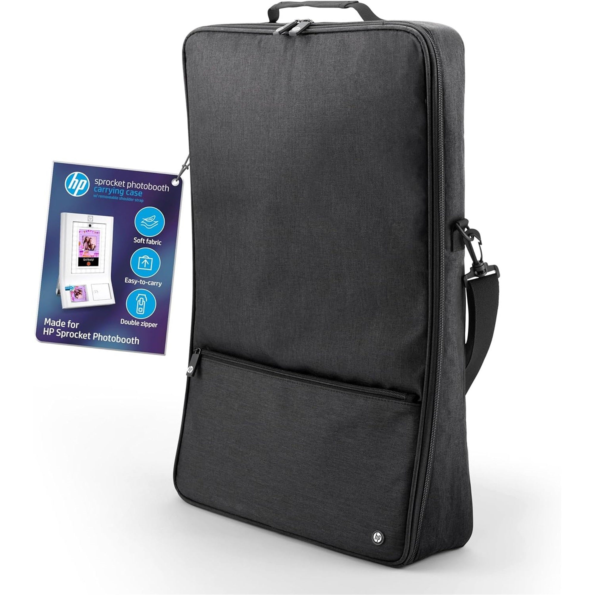 858535 HP Premium Carrying Padded Storage Case w/Removable Shoulder Strap for Sprocket Photobooth (Black) - Image 1