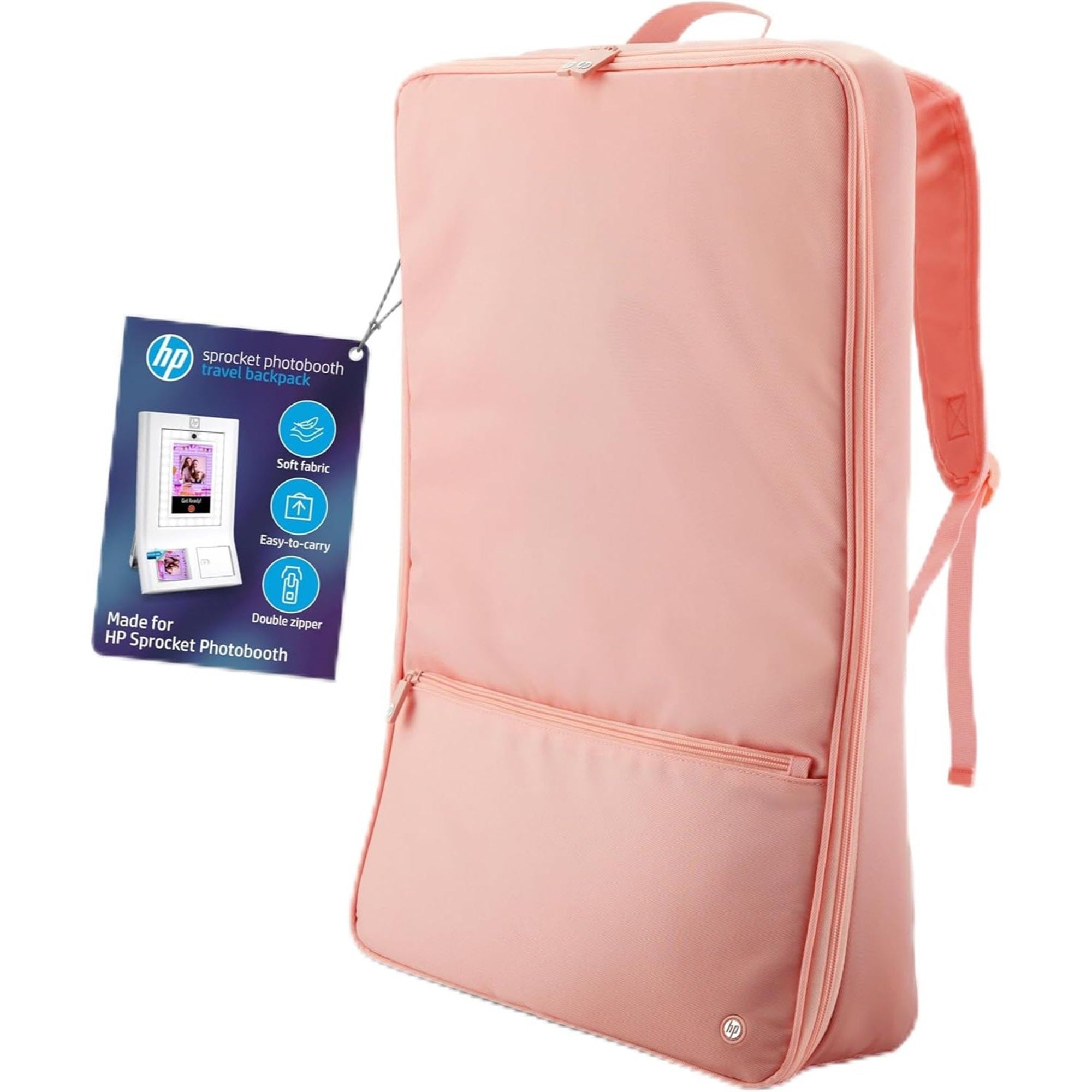 858553 HP Sprocket Photobooth Travel Backpack (Pink), Exclusively for the HP Sprocket Photobooth Printer - Image 1