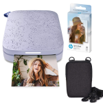 HP Sprocket Portable 2x3" Instant Photo Printer (Lilac) Zink Paper Bundle