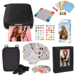 HP Sprocket Portable 2x3" Instant Photo Printer (Black Noir) Gift Bundle