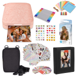 HP Sprocket Portable 2x3" Instant Photo Printer (Blush Pink) Gift Bundle