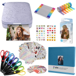 HP Sprocket Portable 2x3" Instant Photo Printer (Lilac) Scrapbook Bundle
