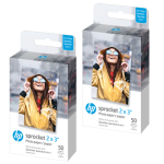 HP Sprocket 2x3" Zink Sticky Back Photo Paper (100 Sheets) Compatible with HP Sprocket Photo Printers