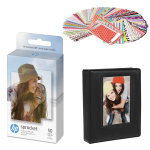 HP Sprocket 2x3" Zink Sticky Back Photo Paper (50 Sheets) Starter Bundle
