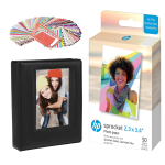 HP Sprocket 2.3 x 3.4" Zink Sticky Back Photo Paper (50 Sheets) Starter Bundle