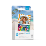 HP Sprocket 3.5 x 4.25” Zink Sticky-Backed Photo Paper (100 Pack) Compatible with HP Sprocket 3x4 Photobooth and Photo Printer