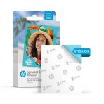 HP Sprocket 3.5 x 4.25” Zink Sticky-backed Photo Paper (20 Pack) Compatible with HP Sprocket 3x4 Photobooth and Photo Printer - Image 2