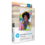HP Sprocket 2.3” x 3.4” Premium Zink Sticky-Back Photo Paper (20 Sheets)