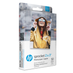 HP Sprocket 2” x 3” Premium Zink Sticky-Back Photo Paper (50 Sheets)