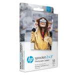 HP Sprocket 2” x 3” Premium Zink Sticky-Back Photo Paper (50 Sheets)