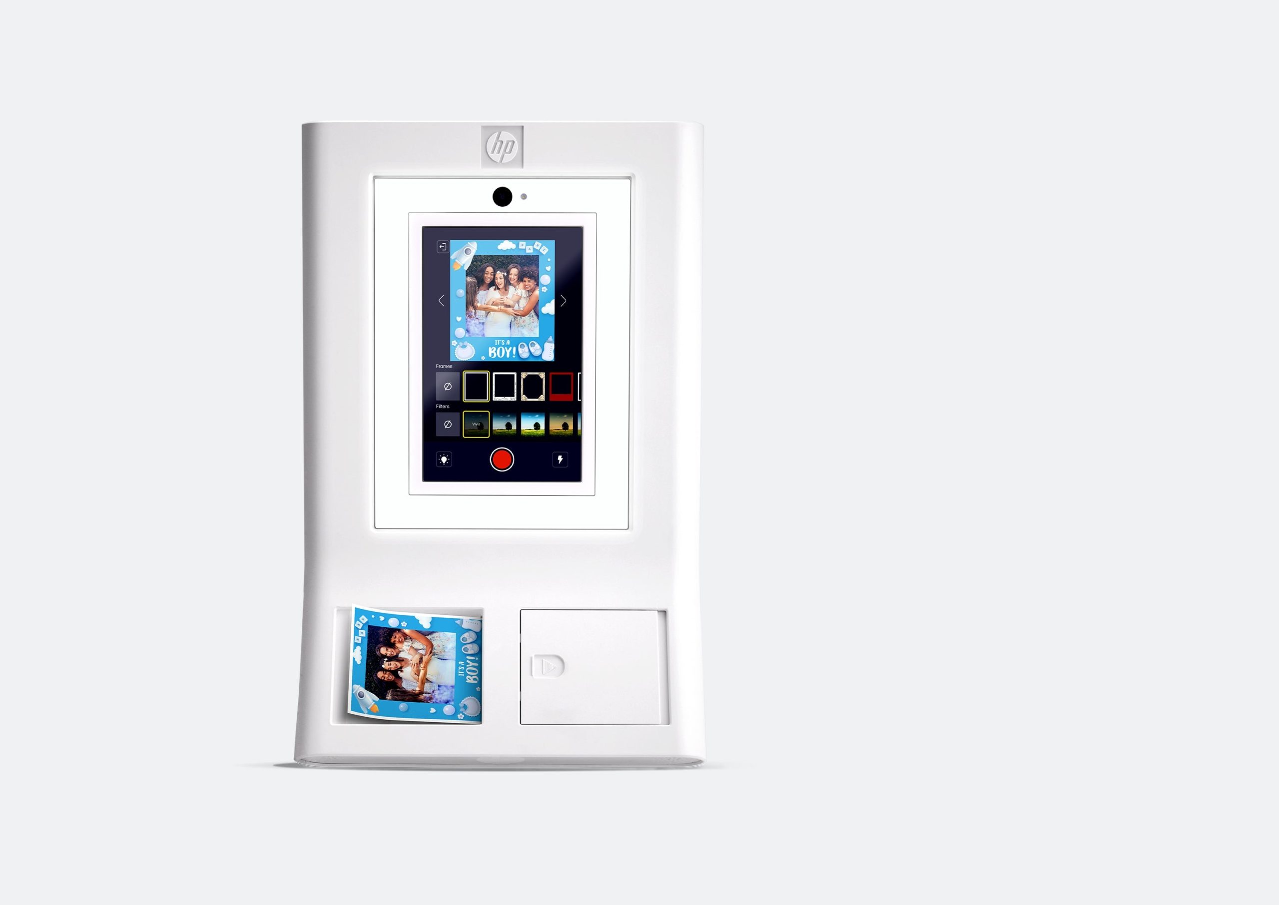 Photobooth-White-Web-Gallery_1 HP Sprocket Photobooth Instant 3x4” Color Photo Printer - Image 1