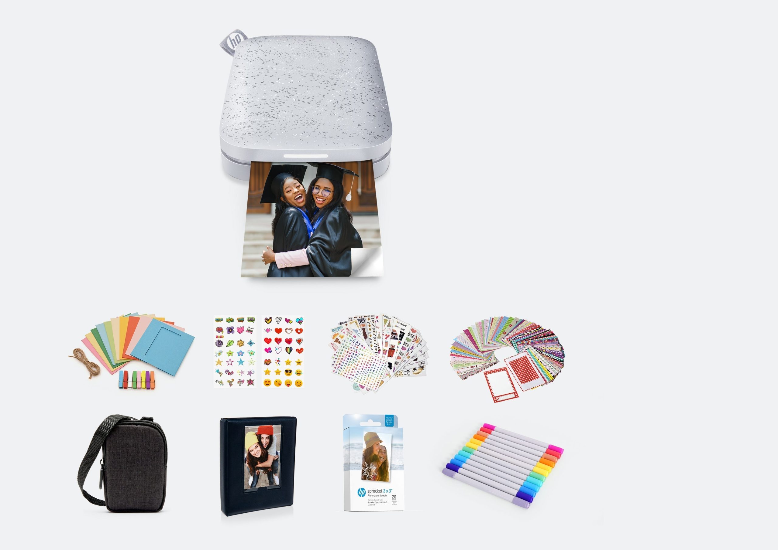 Sprocket-2x3-Luna-Pearl-Kit-2-Web-Gallery_1 HP Sprocket 2x3 Portable Instant Photo Printer Gift Bundle - Image 1