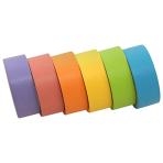 Washi Tape Set with Full Rainbow Of Pastel Colors