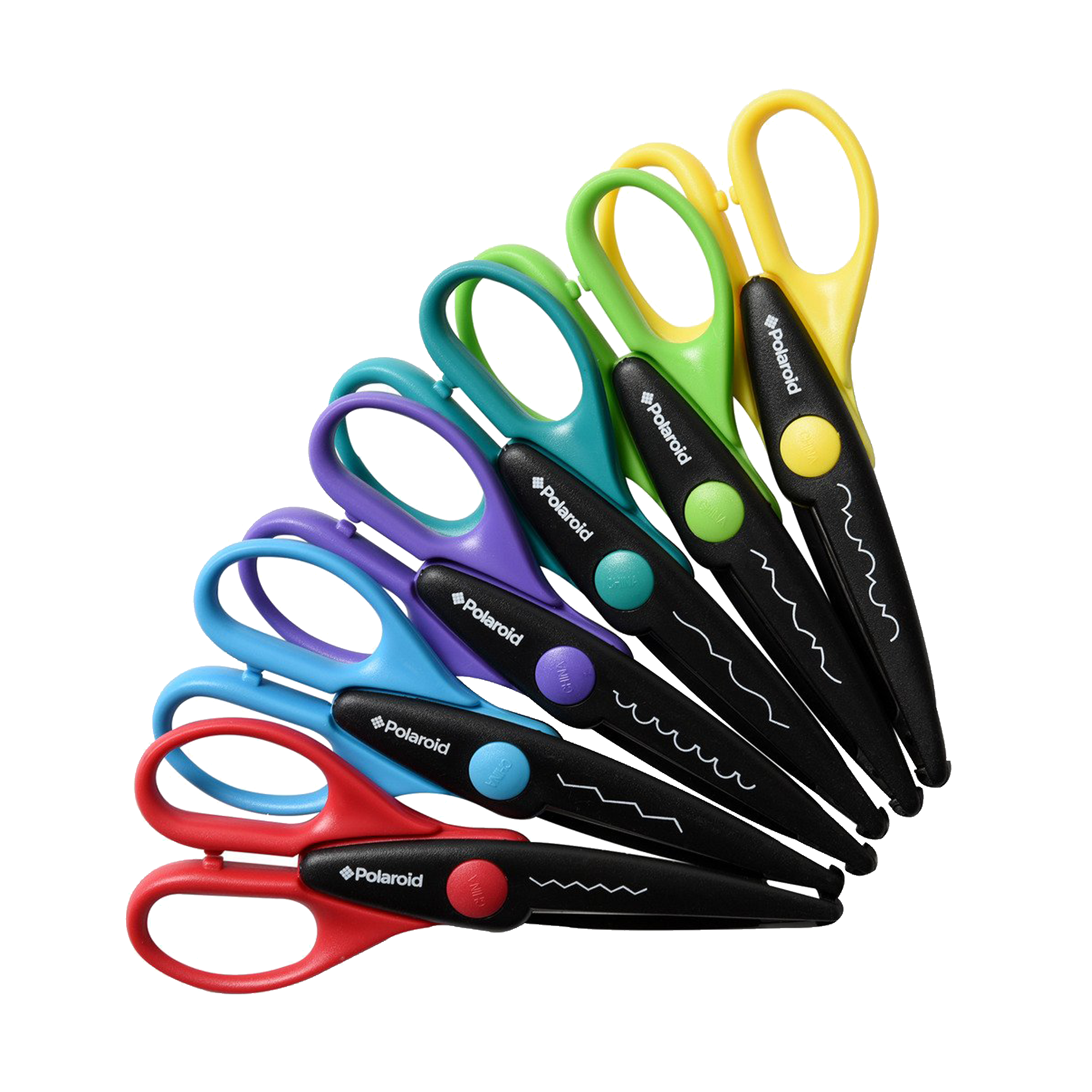 ZINK2X3SCISSOR6 Decorative Edge Craft Scissor Set of 6 - Image 1