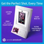 HP Sprocket Photobooth Instant 3x4” Color Photo Printer (White) - Image 6