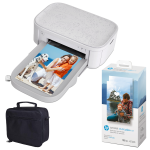 HP Sprocket Studio Plus WiFi Printer Prints 4x6 - Starter Bundle